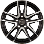 PROLINE - PXV BLACK POLISHED 7X17 LK:4/108 ET:18 ML:65,1
